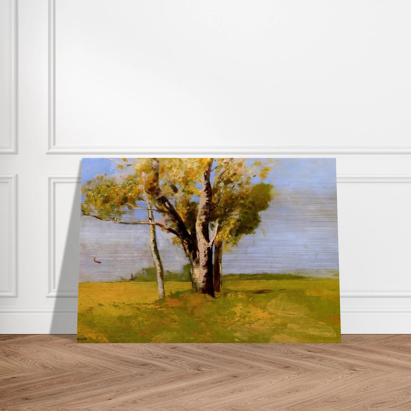 TREES - Odilon Redon Brushed Aluminum Print - 70x100 cm / 28x40 inches | Odilon Redon Aluminum Print | Odilon Redon Prints