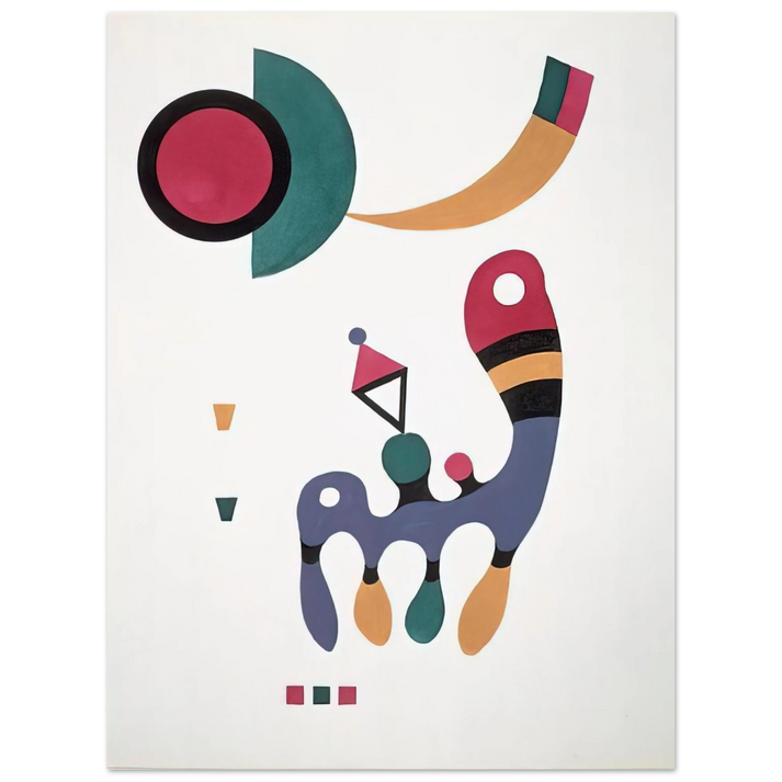 Wassily Kandinsky - COMPOSITION 1944  75x100 cm / 30x40inches Fine Art Poster