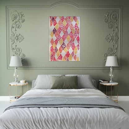 COMPOSITION 32 - Sonia Delaunay Brushed Aluminum Print - 70x100 cm / 28x40 inches | Sonia Delaunay Aluminum Print | Sonia Delaunay Prints