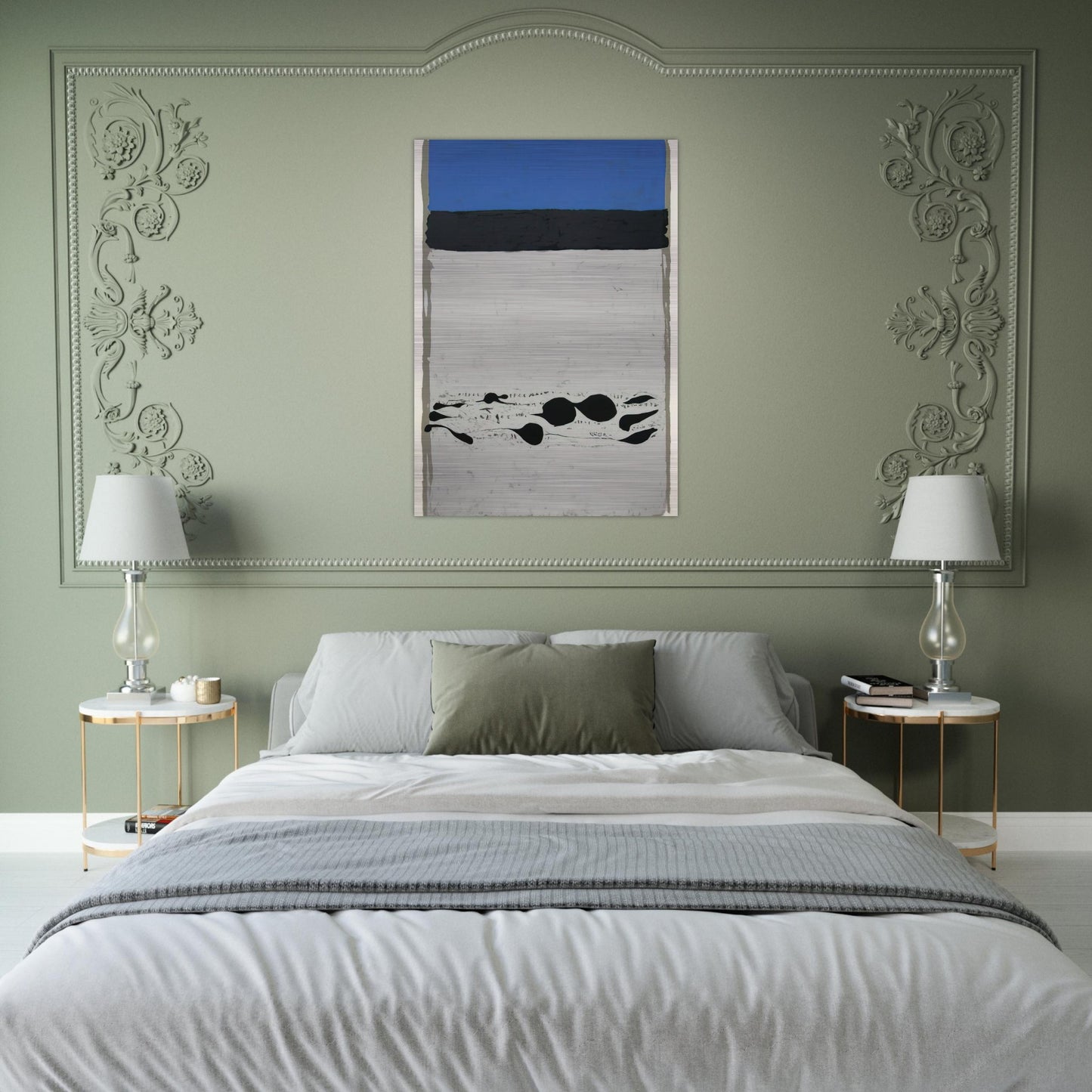 Passages Des Soupias - 1973 - Adja Yunkers Brushed Aluminum Print - 70x100 cm / 28x40 inches | Adja Yunkers Aluminum Print | Adja Yunkers Prints