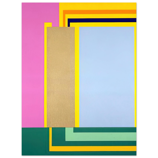 Peter Halley - Bubble - 1998  75x100 cm / 30x40inches Fine Art Poster