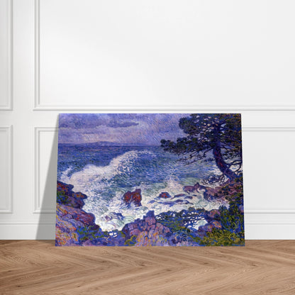 EAST WIND 1904 - Theo van Rysselberghe Brushed Aluminum Print - 70x100 cm / 28x40 inches | Theo van Rysselberghe Aluminum Print | Theo van Rysselberghe Prints