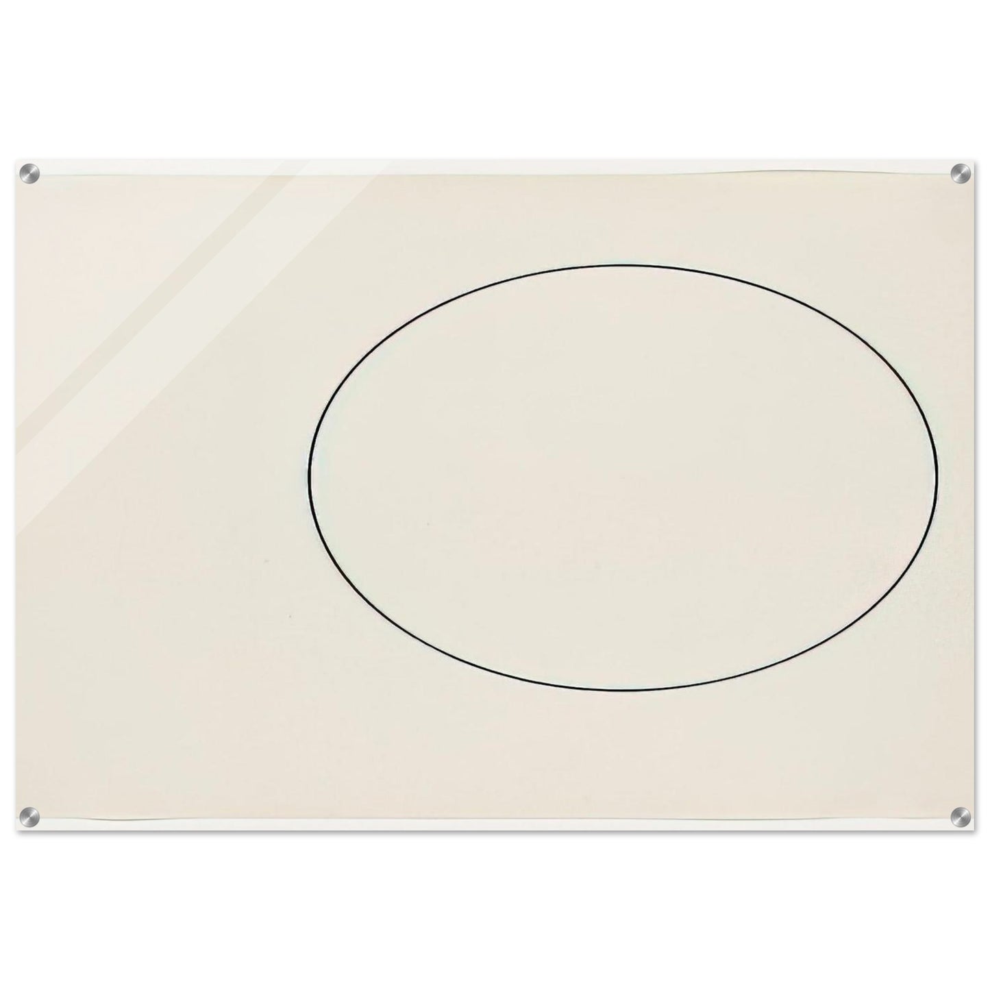 Circle Line - Ellsworth Kelly Acrylic Print - 70x100 cm / 28x40″ inches