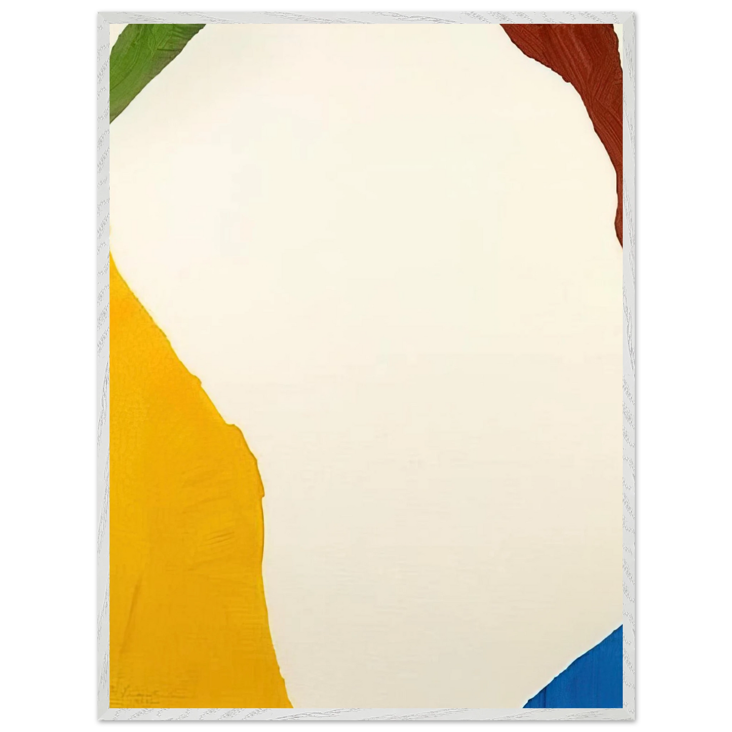 Helen Frankenthaler - Wind Directions - 1970 Wall art - A2 (42 x 59.4  cm) - Premium Wooden Framed Poster With Fine Art Paper-canvas - Black frame