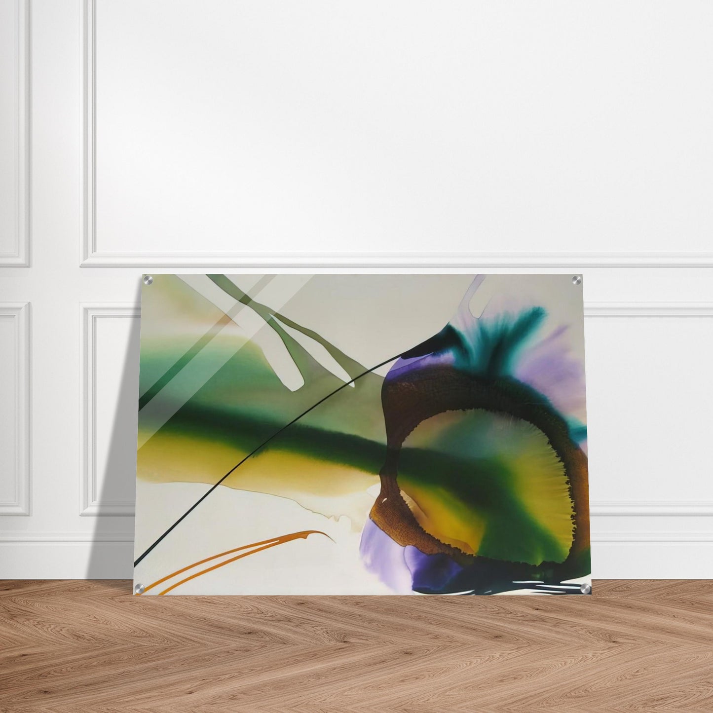 Phenomena Amber Sight - 1968 - Paul Jenkins Acrylic Print - 70x100 cm / 28x40″ inches