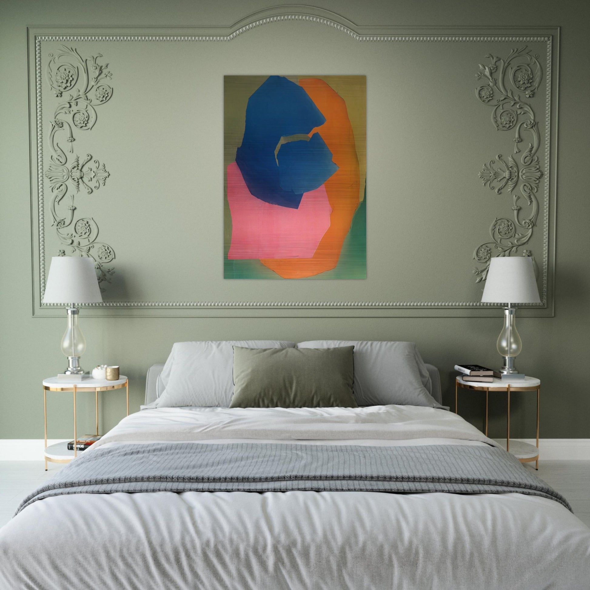 KALANI HAWAII 1969 - Esteban Vicente Brushed Aluminum Print - 70x100 cm / 28x40 inches | Esteban Vicente Aluminum Print | Esteban Vicente Prints