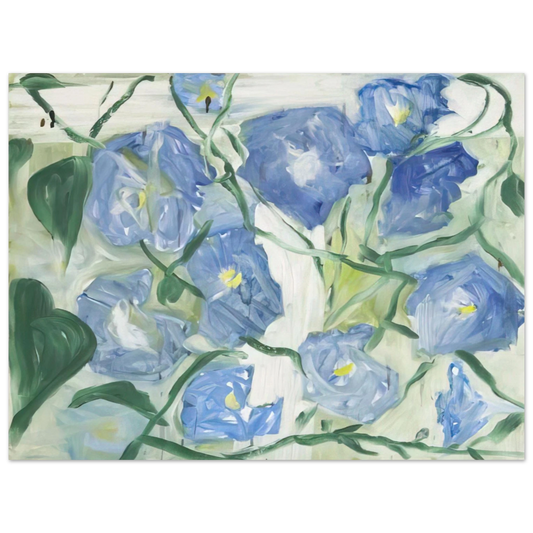 Jennifer Bartlett - Morning Glories - 1984  75x100 cm / 30x40inches Fine Art Poster