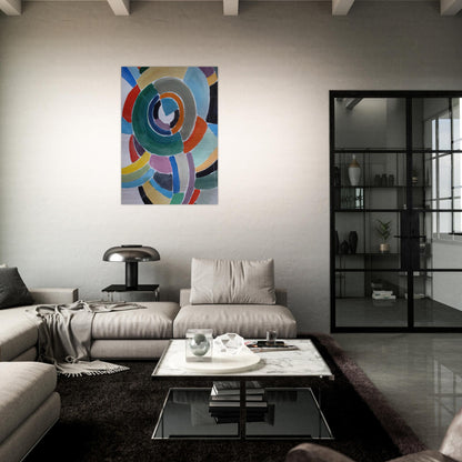 ORFIZME - Sonia Delaunay Brushed Aluminum Print - 70x100 cm / 28x40 inches | Sonia Delaunay Aluminum Print | Sonia Delaunay Prints