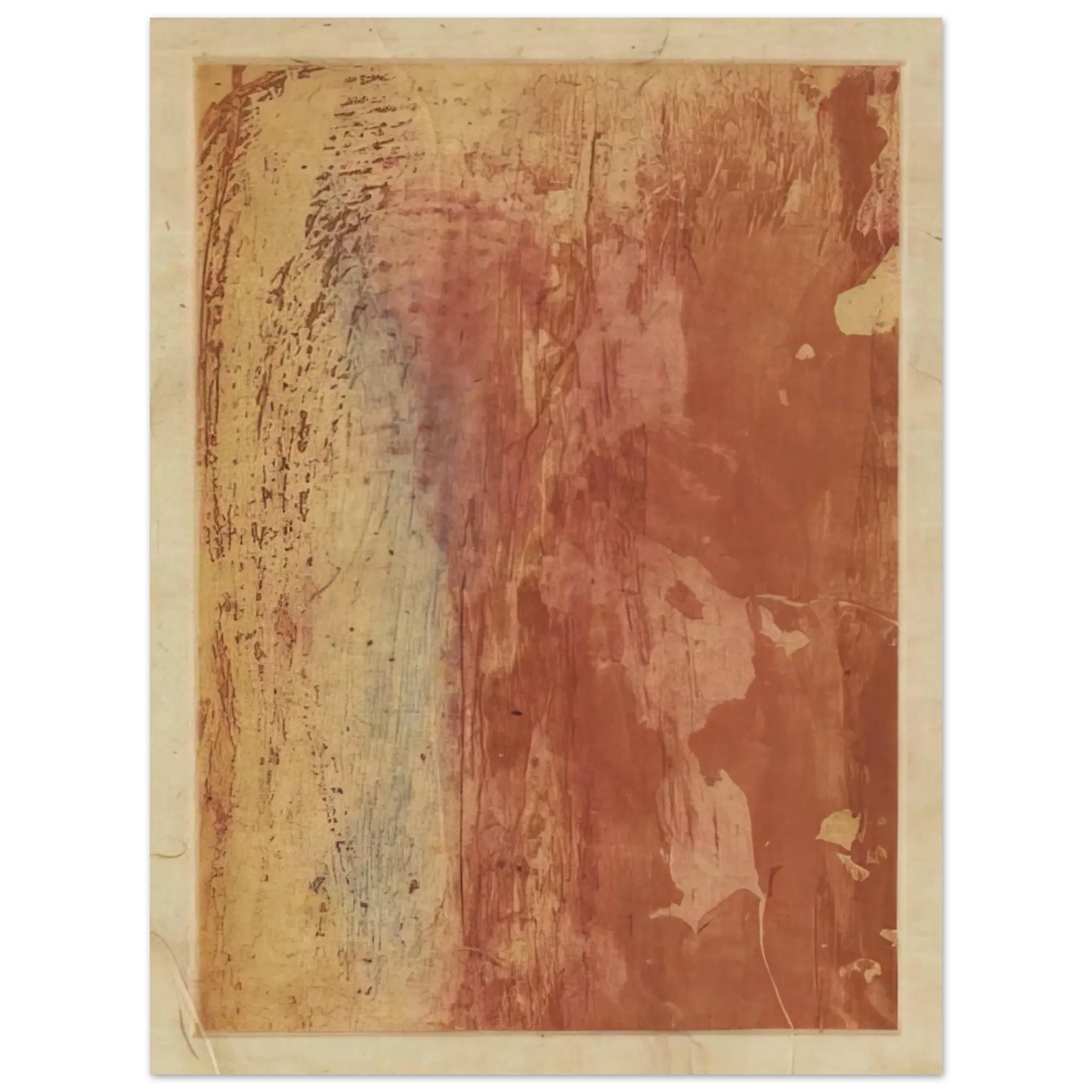 Helen Frankenthaler - Ganymede - 1978 Wall art - 21x29.7 cm / 8x12" - Premium Wooden Framed Poster With Fine Art Paper - Wood frame