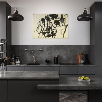 UNTITLED 4 - Philip Guston Acrylic Print - 70x100 cm / 28x40″ inches | Philip Guston Wall Art | Philip Guston Prints