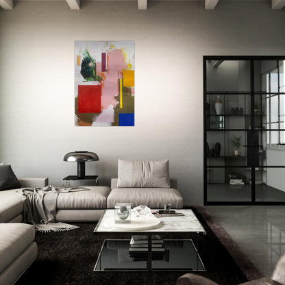Summer 1965 - Hans Hofmann Brushed Aluminum Print - 70x100 cm / 28x40 inches | Hans Hofmann Aluminum Print | Hans Hofmann Prints