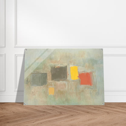 NUMBER 6 1956 - Esteban Vicente Acrylic Print - 70x100 cm / 28x40″ inches