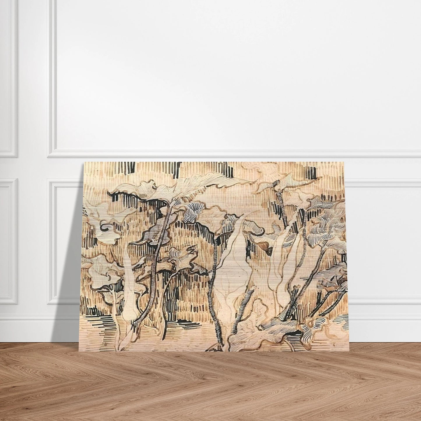 Arums - Vincent van Gogh Brushed Aluminum Print - 70x100 cm / 28x40 inches | Vincent van Gogh Aluminum Print | Vincent van Gogh Prints