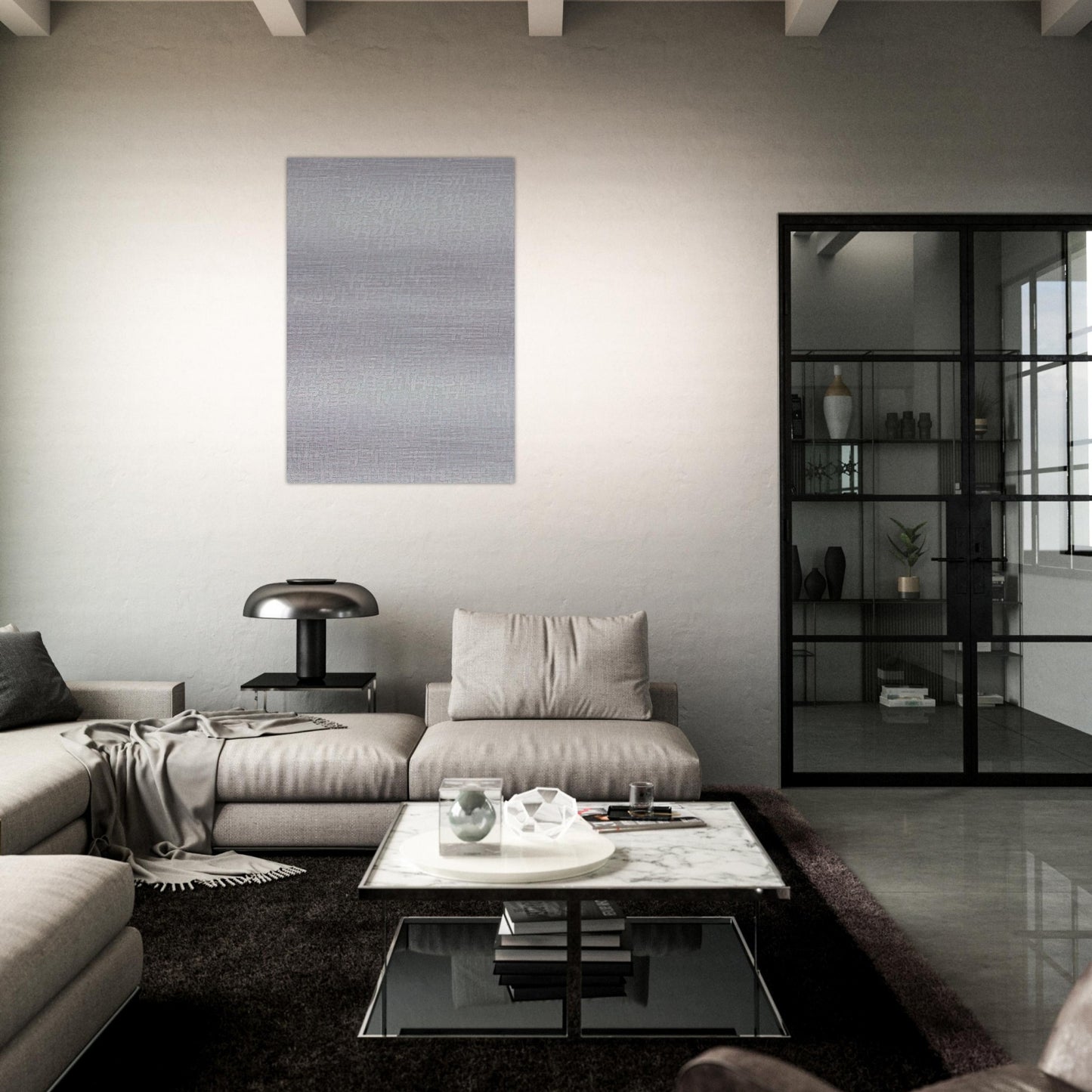 19651 - ∞, Detail 4914800 - 4932016 - Conceptual Art - Roman Opalka Brushed Aluminum Print - 70x100 cm / 28x40 inches | Roman Opalka Aluminum Print | Roman Opalka Prints