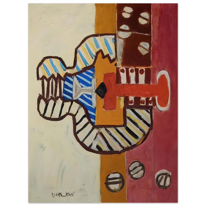 Roy Lichtenstein - THE VALVE 1954  75x100 cm / 30x40inches Fine Art Poster