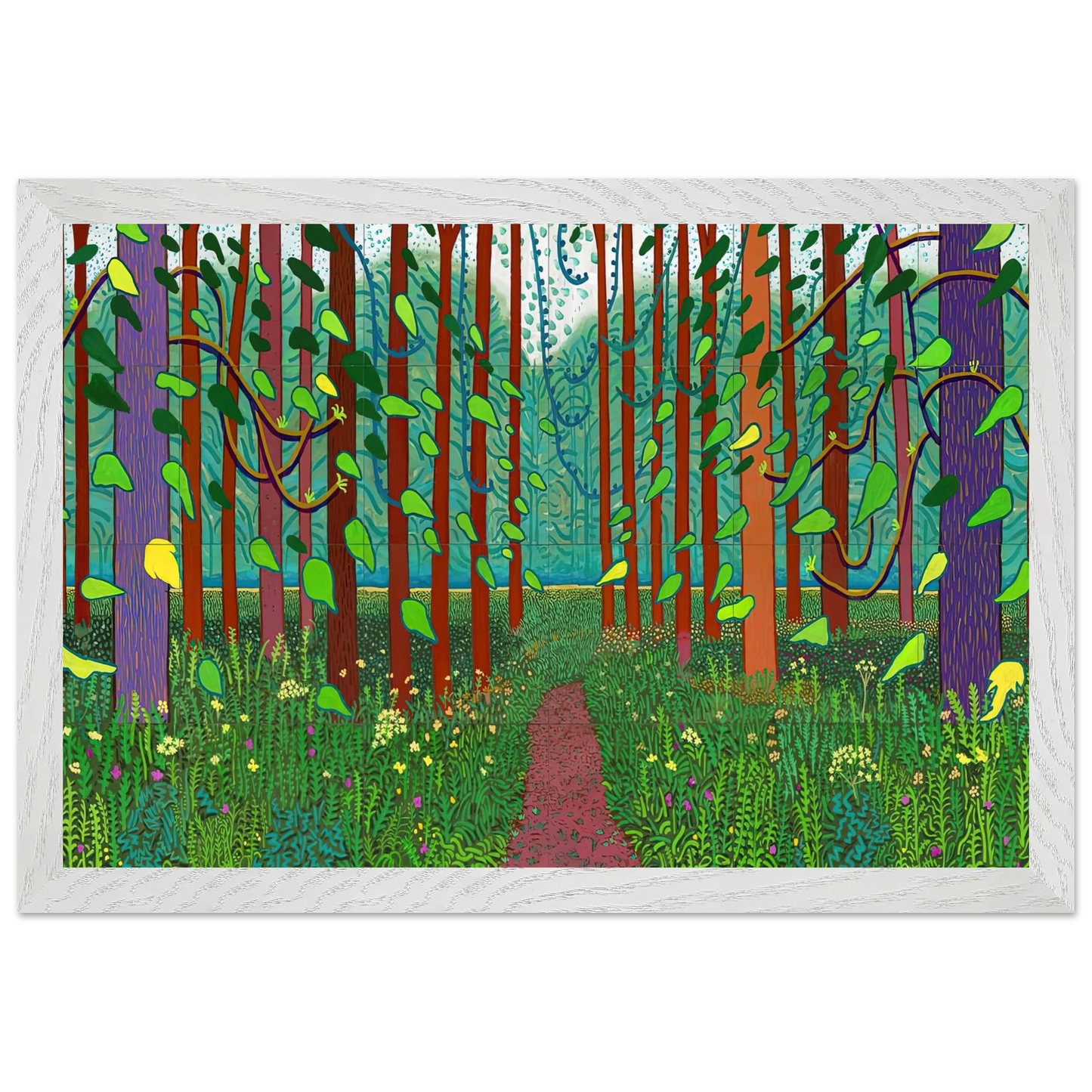 David Hockney - David Hockney Wall art - 27x35 cm / 11x14 inches - Fine Art Poster-canvas - -