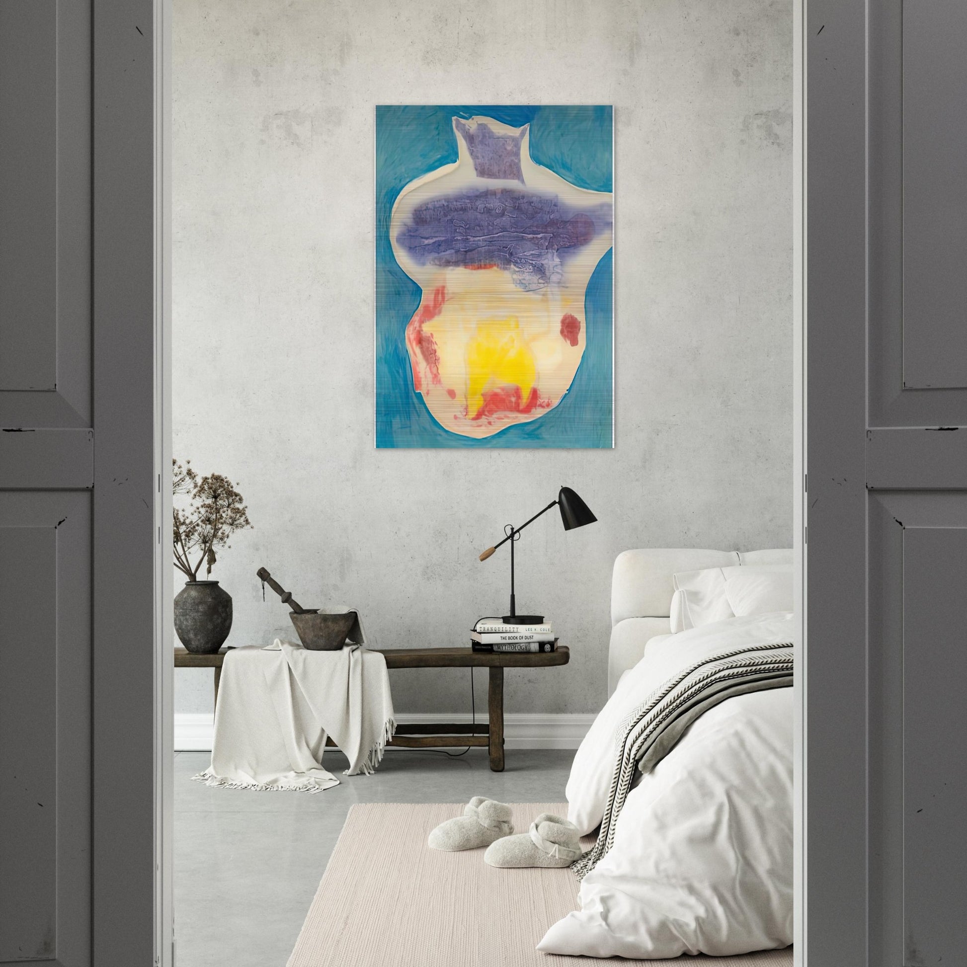 Narcissus, 1963- - Helen Frankenthaler Brushed Aluminum Print - 70x100 cm / 28x40 inches | Helen Frankenthaler Aluminum Print | Helen Frankenthaler Prints