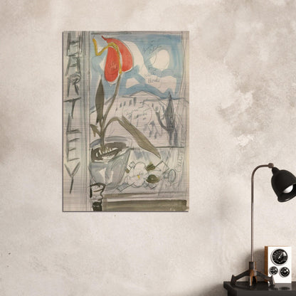 Study for Poster Portrait Marsden Hartley - 1924 - Charles Demuth Brushed Aluminum Print - 70x100 cm / 28x40 inches | Charles Demuth Aluminum Print | Charles Demuth Prints
