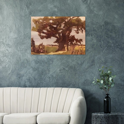 BLASTED OAK BOHAIN 1903 - Henri Matisse Brushed Aluminum Print - 70x100 cm / 28x40 inches | Henri Matisse Aluminum Print | Henri Matisse Prints