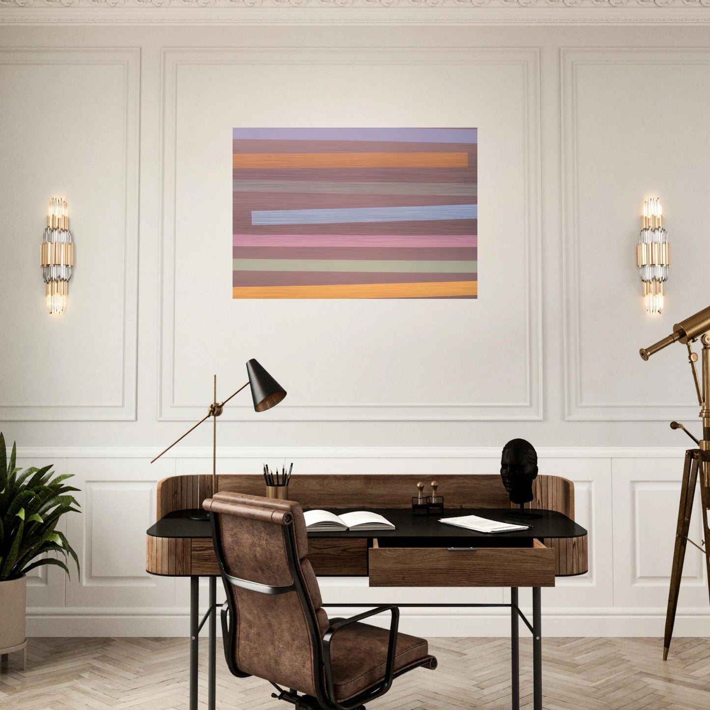 No. 5 - 1970 - Jeremy Moon Brushed Aluminum Print - 70x100 cm / 28x40 inches | Jeremy Moon Aluminum Print | Jeremy Moon Prints