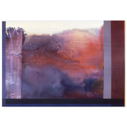 Rose's Painting - 1986 - Ronnie Landfield Brushed Aluminum Print - 70x100 cm / 28x40 inches | Ronnie Landfield Aluminum Print | Ronnie Landfield Prints