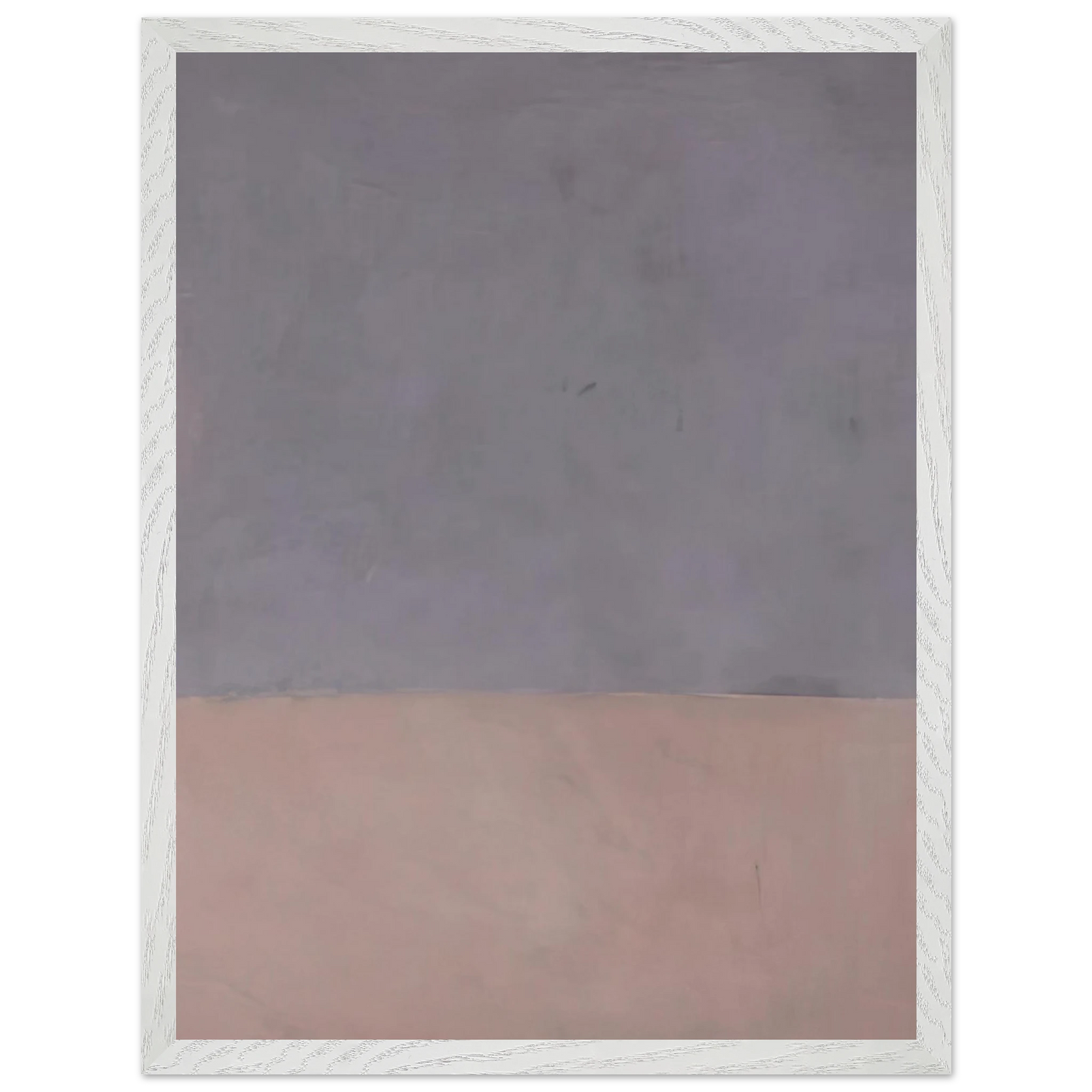 Mark Rothko - Untitled Gray and Mauve - 1969 Wall Art - 21x29.7 cm / 8x12" - Premium Wooden Framed Poster With Fine Art Paper-canvas - White frame