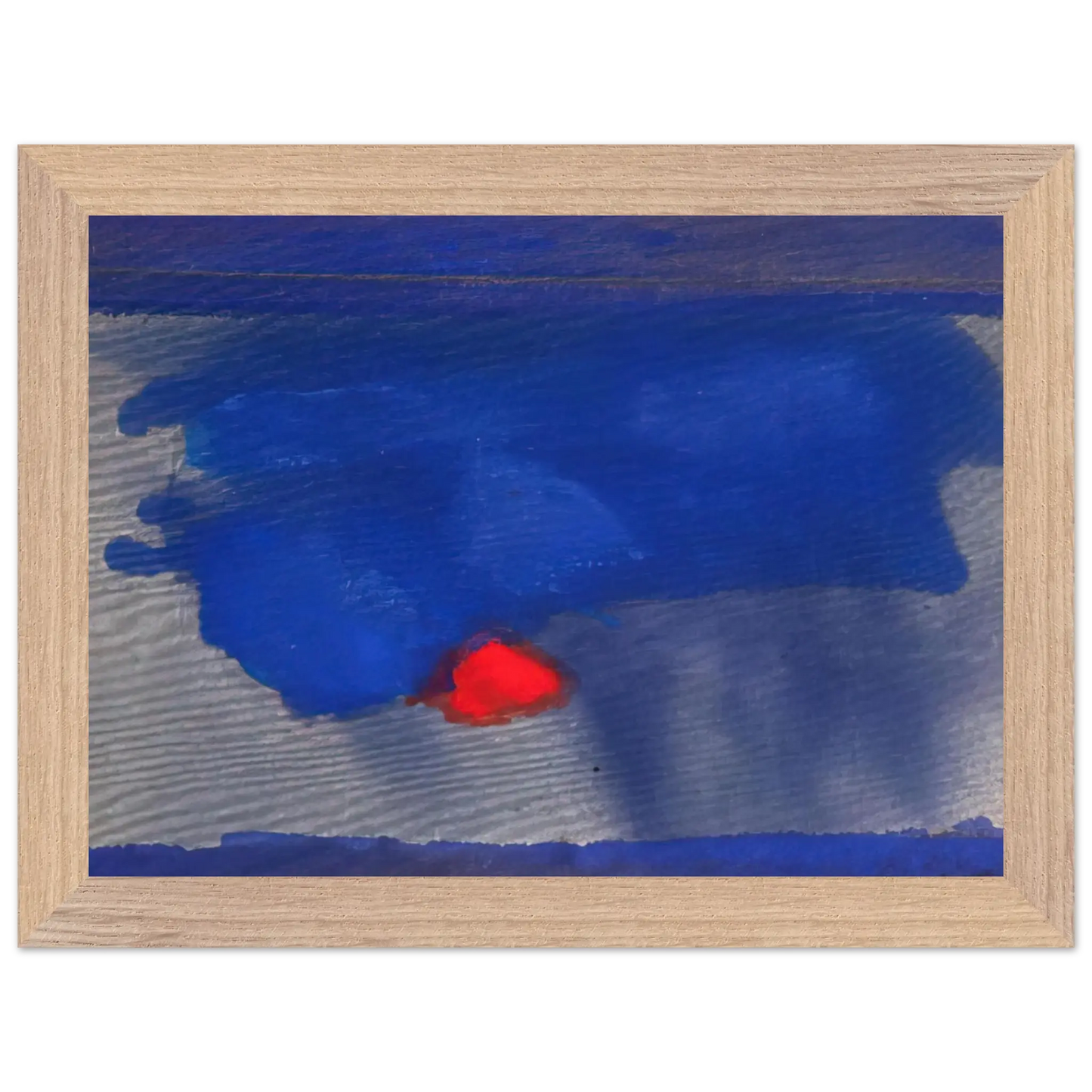 Helen Frankenthaler - Provincetown - 1964 Wall art - 30x40 cm / 12x16 Inches - Premium Wooden Framed Poster With Fine Art Paper - White frame