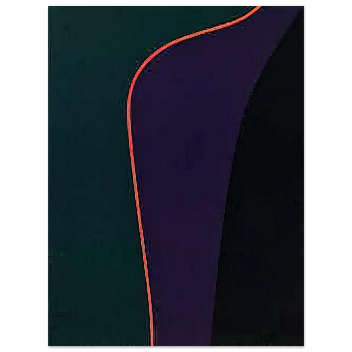 Lorser Feitelson - Untitled April 30 - 1977  75x100 cm / 30x40inches Fine Art Poster