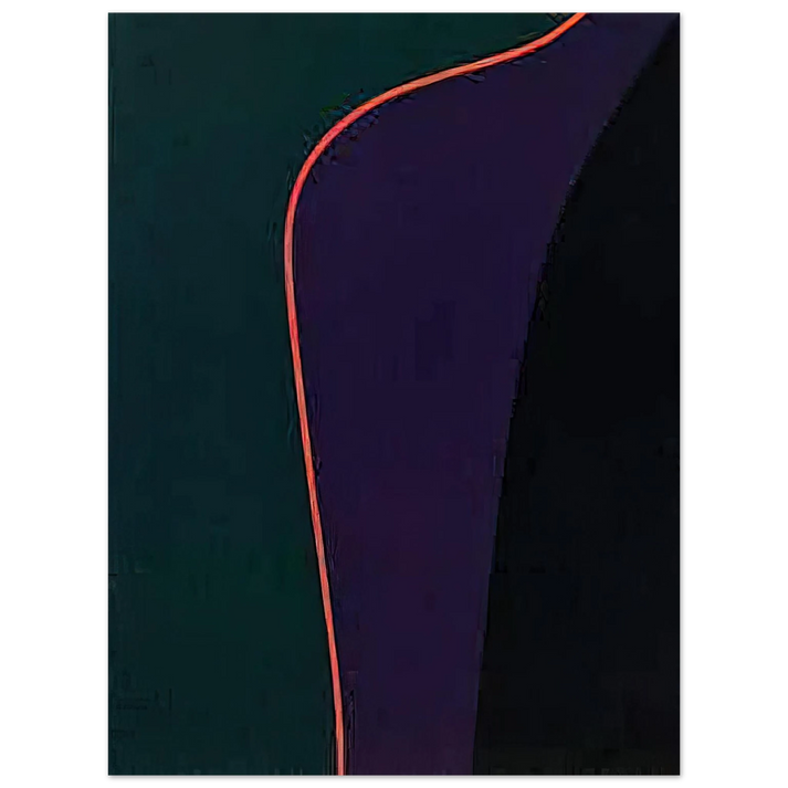 Lorser Feitelson - Untitled April 30 - 1977  75x100 cm / 30x40inches Fine Art Poster
