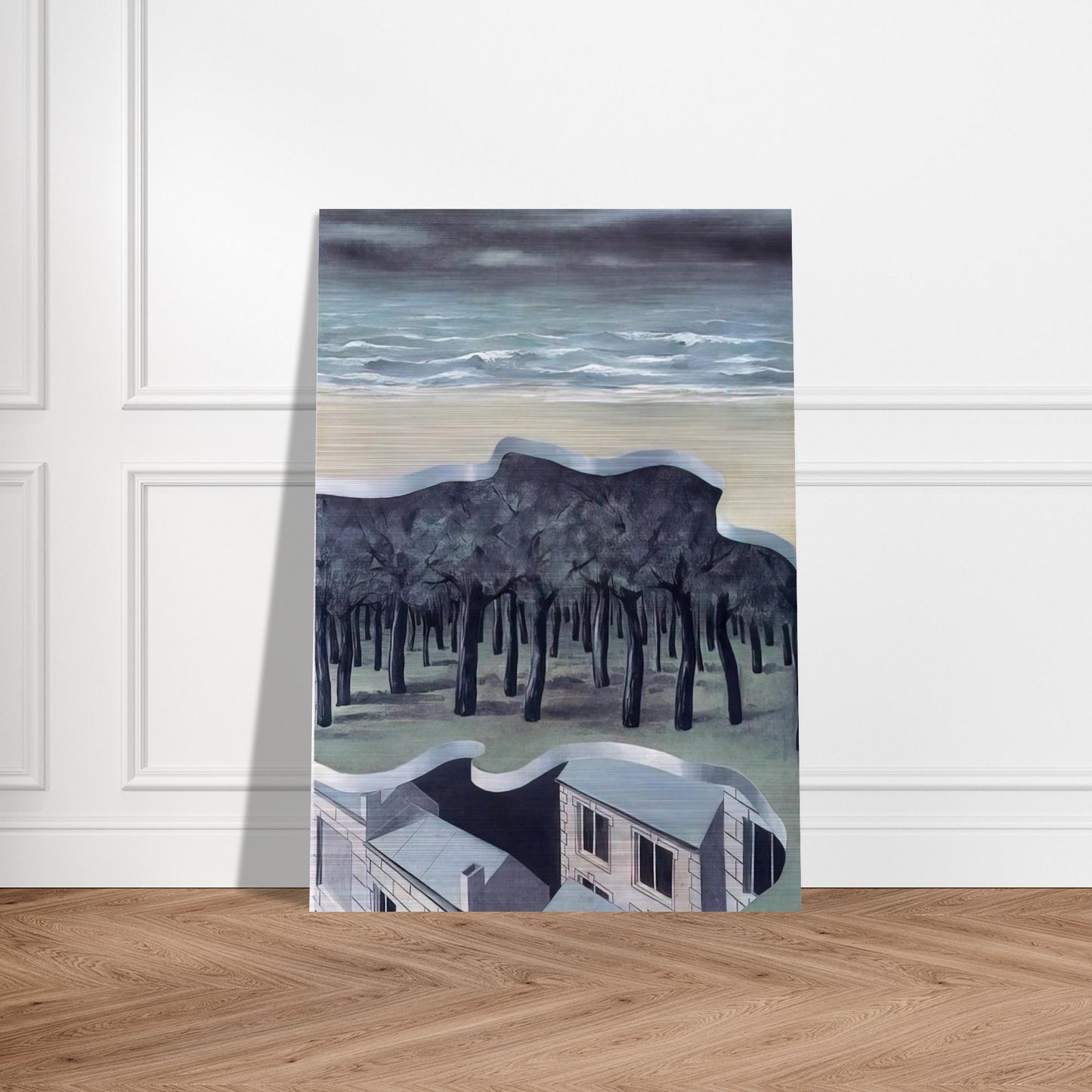 POPULAR PANORAMA 1926 - Rene Magritte Brushed Aluminum Print - 70x100 cm / 28x40 inches | Rene Magritte Aluminum Print | Rene Magritte Prints