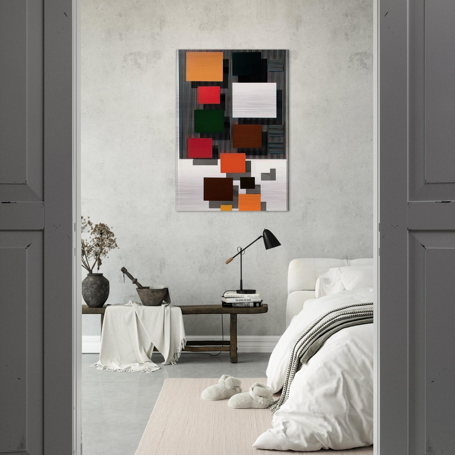 VIBRATION SUPERIEURE 1998 - Jesus Rafael Soto Brushed Aluminum Print - 70x100 cm / 28x40 inches | Jesus Rafael Soto Aluminum Print | Jesus Rafael Soto Prints