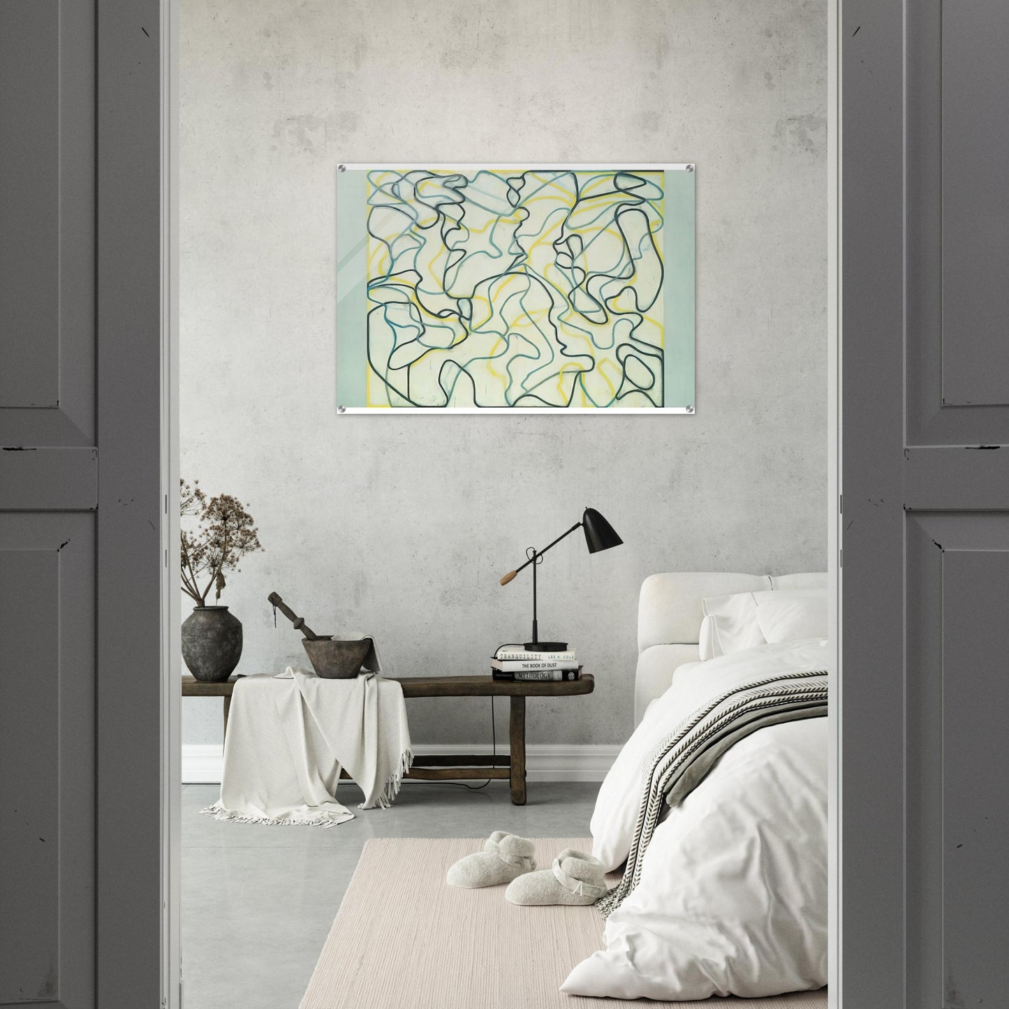 Second Letter Zen Spring - 2009 - Brice Marden Acrylic Print - 70x100 cm / 28x40″ inches