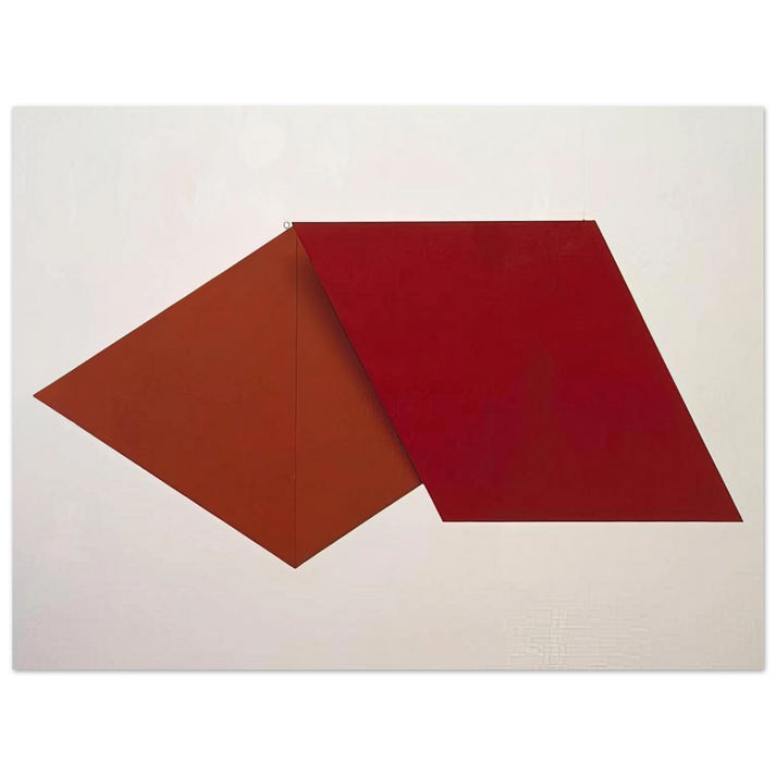 Helio Oiticica - Spatial Relief red REL 036 - 1959  75x100 cm / 30x40inches Fine Art Poster