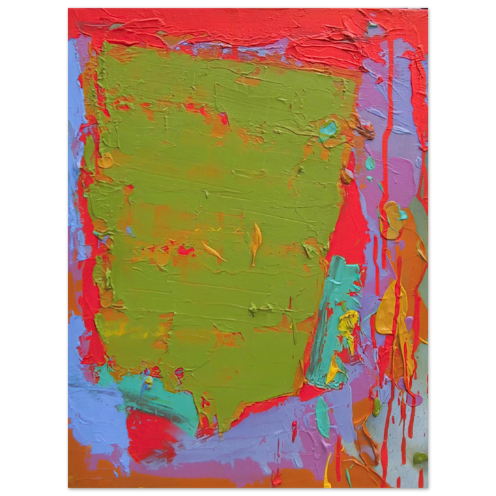 John Hoyland - 21.1.75 - 1975  75x100 cm / 30x40inches Fine Art Poster
