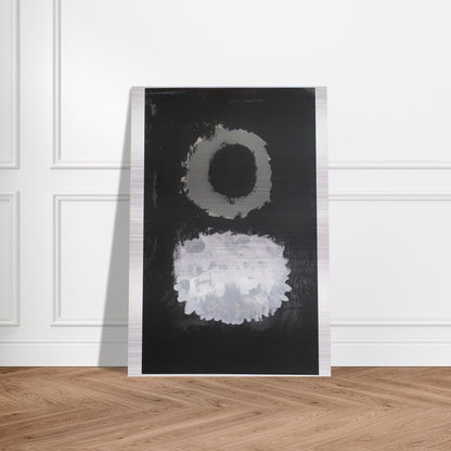 Black Field - 1972 - Adolph Gottlieb Brushed Aluminum Print - 70x100 cm / 28x40 inches | Adolph Gottlieb Aluminum Print | Adolph Gottlieb Prints
