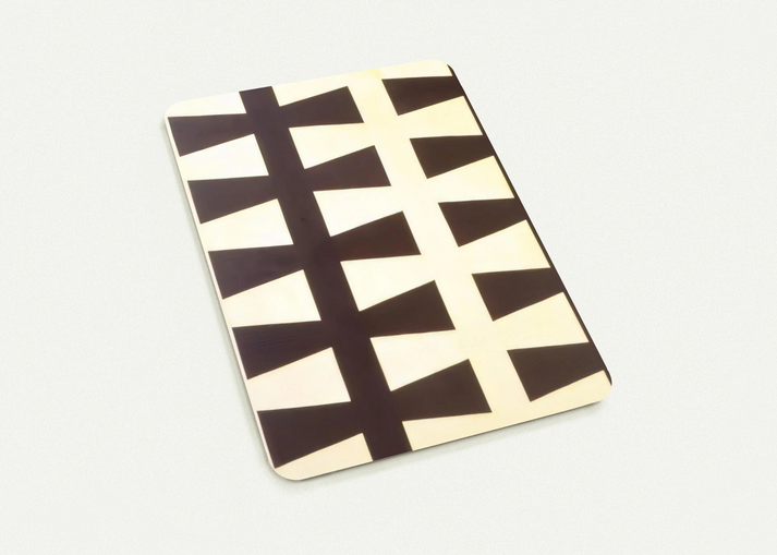 Black and White Repeat - 1953 By Leon Polk Smith Pack of 10 Post Cards | Leon Polk Smith Post Cards | A6 (10.5 x 14.8 cm) - 4.1 x 5.8 inches