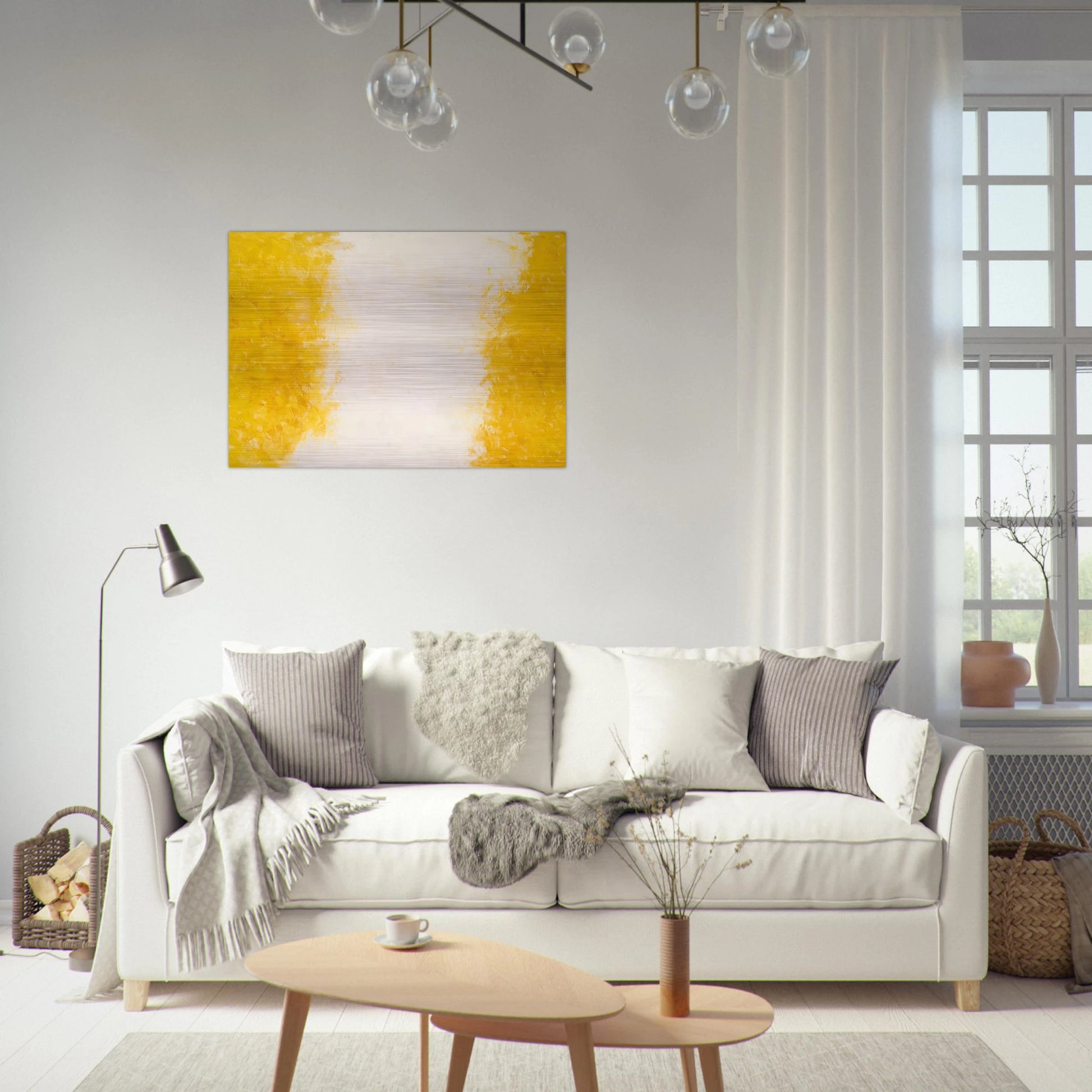 Deseret - 1959 - Theodoros Stamos Brushed Aluminum Print - 70x100 cm / 28x40 inches | Theodoros Stamos Aluminum Print | Theodoros Stamos Prints