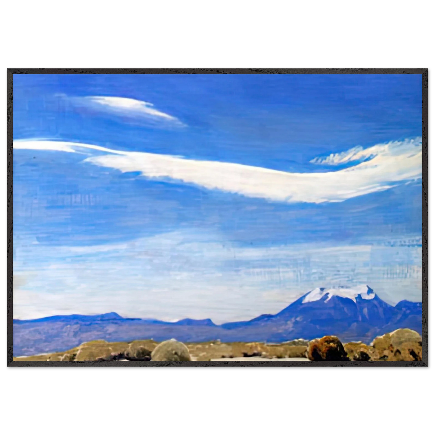 Maynard Dixon - THE CLOUD COACHELLA VALLEY CALIFORNIA 1940 Wall art - 28x43  cm / XL (11x17 inches) - Fine Art Poster-canvas - -