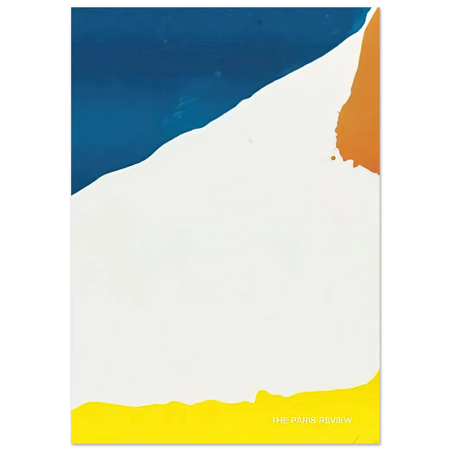 Helen Frankenthaler - Paris Review - 1966 Wall art - 27x35 cm / 11x14 Inches - Premium Wooden Framed Poster With Fine Art Paper - Wood frame