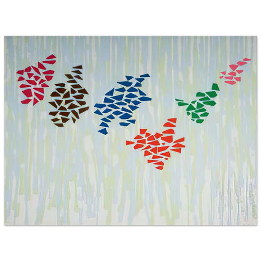 Robert Goodnough - Untitled - 1976  75x100 cm / 30x40inches Fine Art Poster