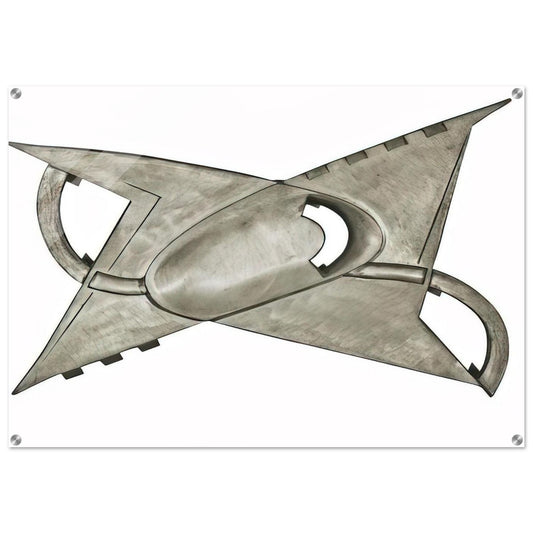 A partir d'un centre concave - Kinetic Art - Gyula Kosice Acrylic Print - 70x100 cm / 28x40″ inches