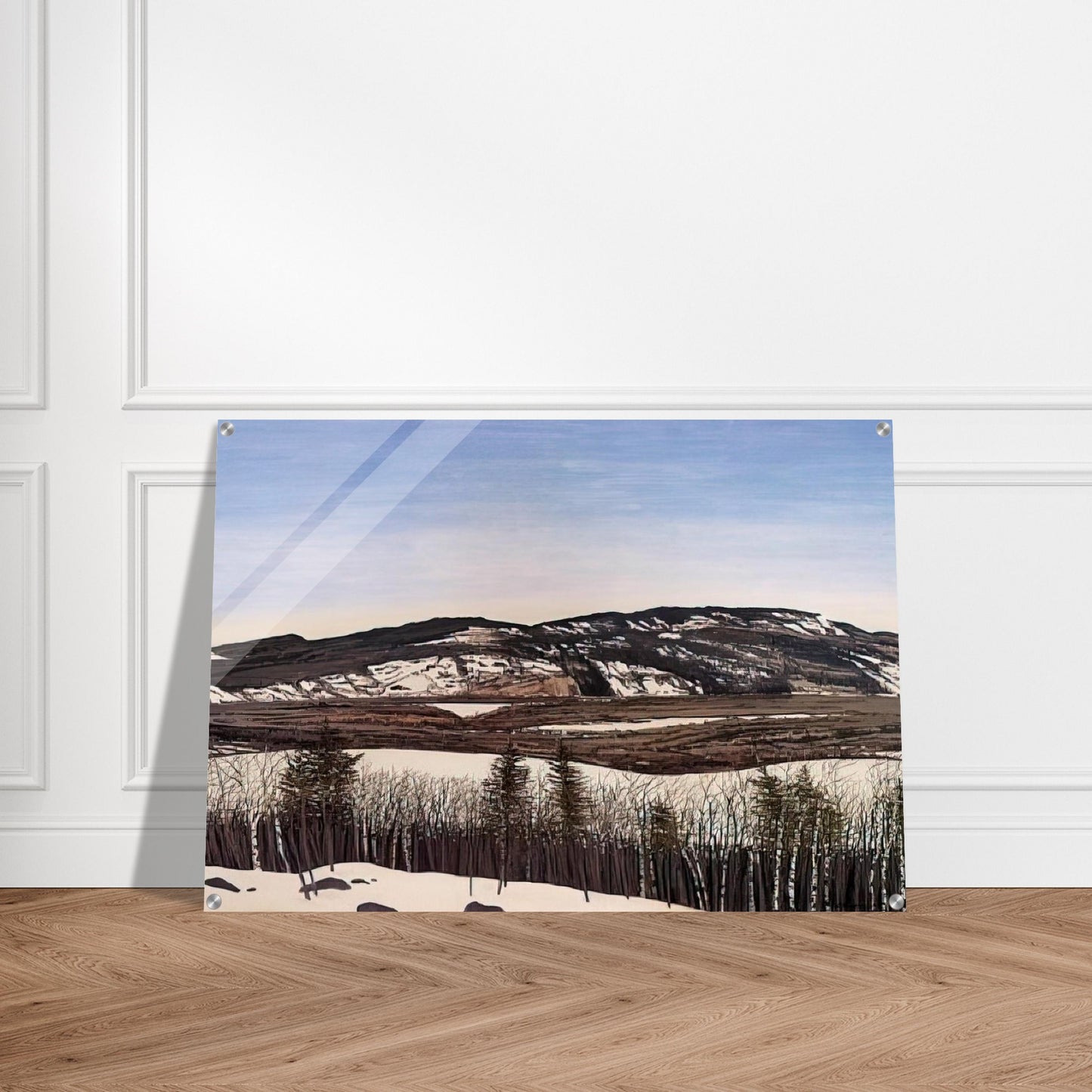Hope to Megunticook - 1992 - Neil Welliver Acrylic Print - 70x100 cm / 28x40″ inches
