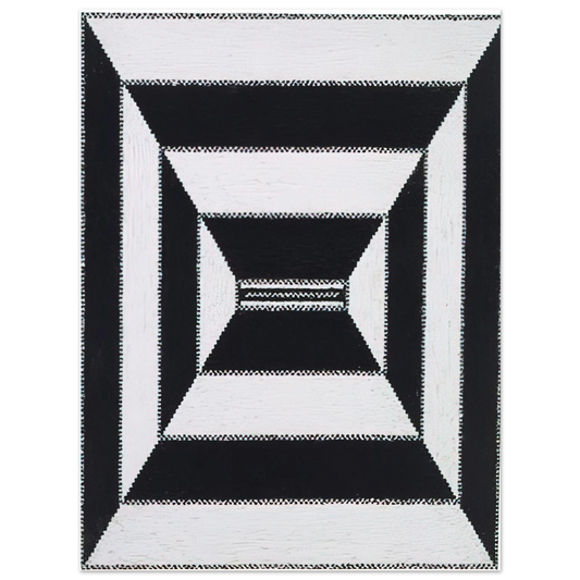 Alfred Jensen - The Acrobatic Rectangle, Per Six - 1967  75x100 cm / 30x40inches Fine Art Poster