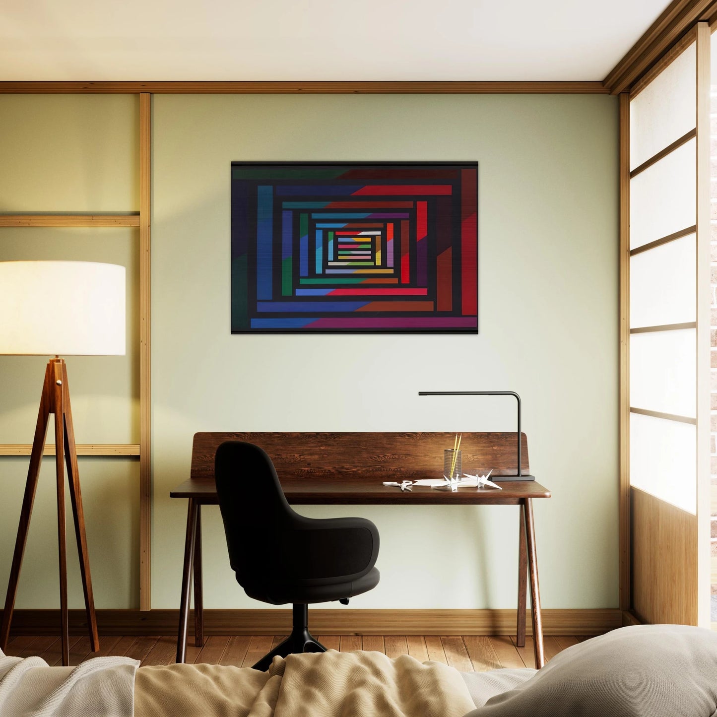 Myrina - 1995 - Piero Dorazio Brushed Aluminum Print - 70x100 cm / 28x40 inches | Piero Dorazio Aluminum Print | Piero Dorazio Prints