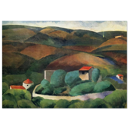 NOT IDENTIFIED 1913 - Moise Kisling Brushed Aluminum Print - 70x100 cm / 28x40 inches | Moise Kisling Aluminum Print | Moise Kisling Prints