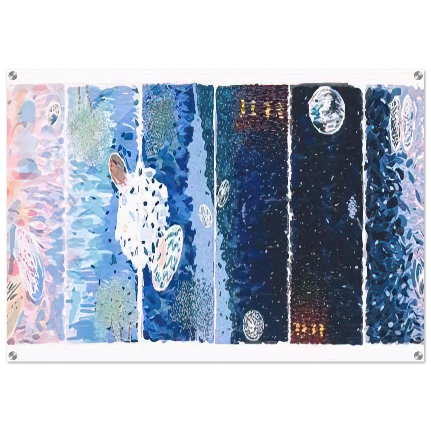 At Sea Japan - 1980 - Jennifer Bartlett Acrylic Print - 70x100 cm / 28x40″ inches