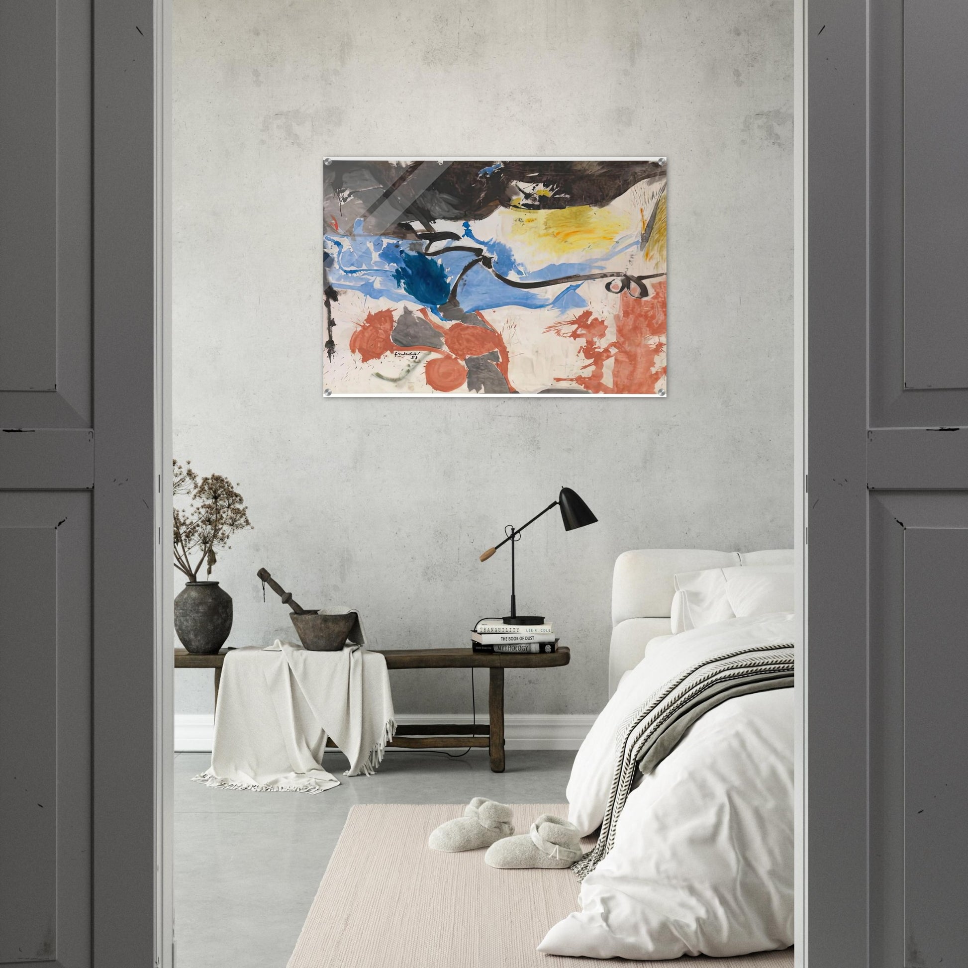 Hotel Cro-Magnon, 1958- - Helen Frankenthaler Acrylic Print - 70x100 cm / 28x40″ inches