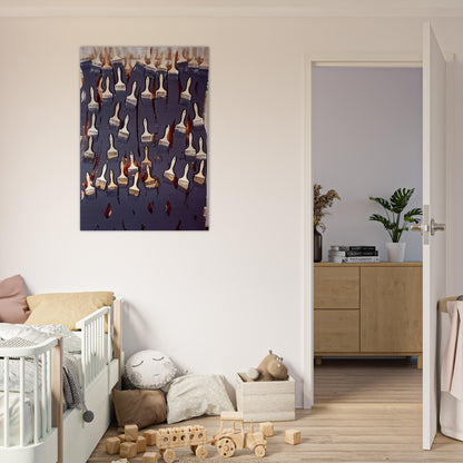 Untitled - 2000 - Arman Brushed Aluminum Print - 70x100 cm / 28x40 inches | Arman Aluminum Print | Arman Prints