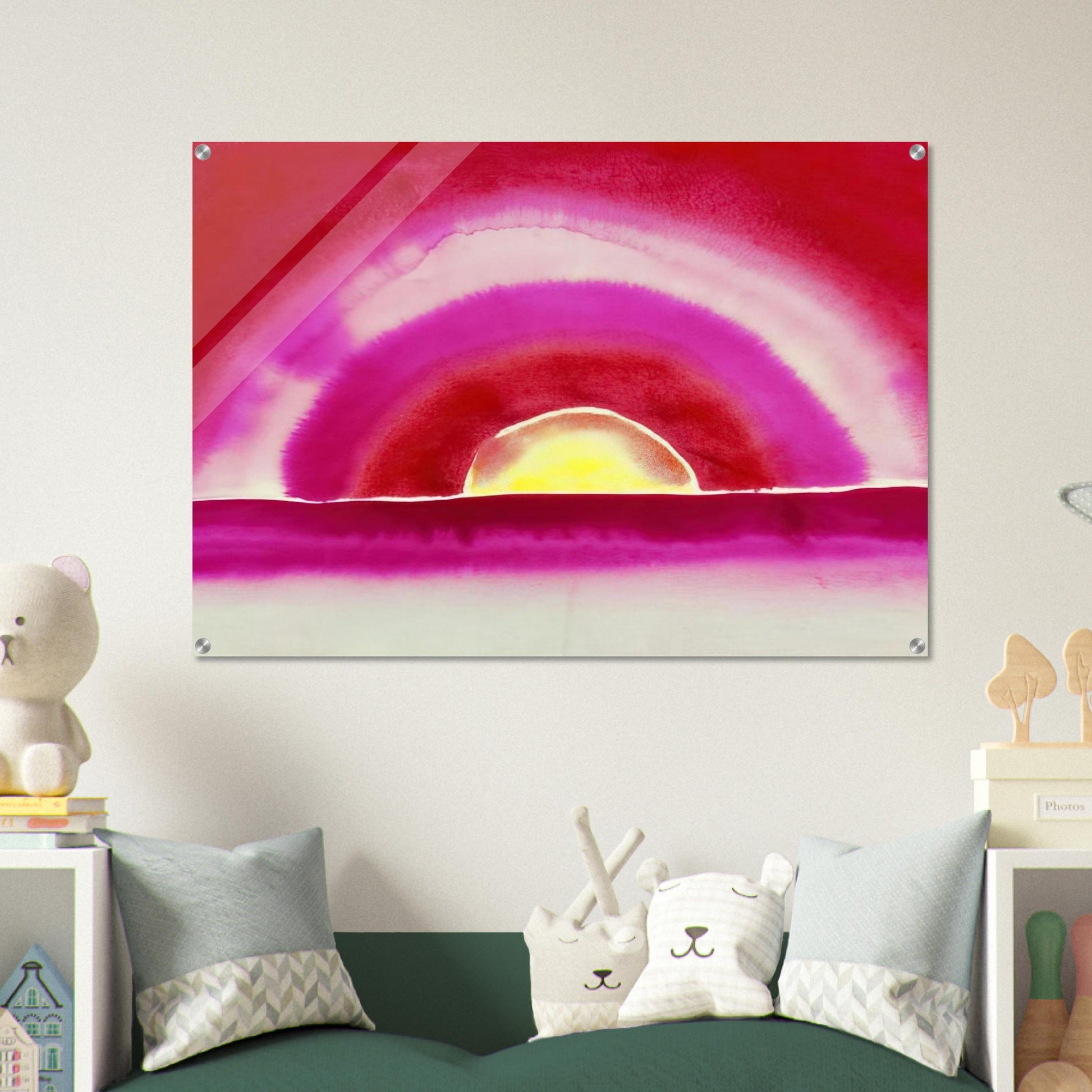 Sunrise - Georgia O'Keeffe Acrylic Print - 70x100 cm / 28x40″ inches | Georgia O'Keeffe Wall Art | Georgia O'Keeffe Prints