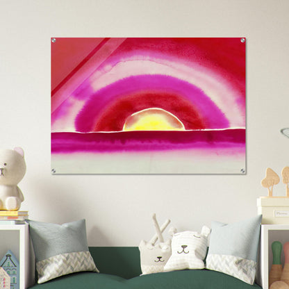 Sunrise - Georgia O'Keeffe Acrylic Print - 70x100 cm / 28x40″ inches | Georgia O'Keeffe Wall Art | Georgia O'Keeffe Prints